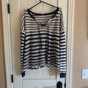 Free People striped sweater